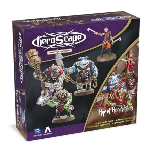 Heroscape: Espansione Esercito – Embers of War: Crimson Widow & Dreadnoughts della Grotta di Caraway *Versione Inglese*