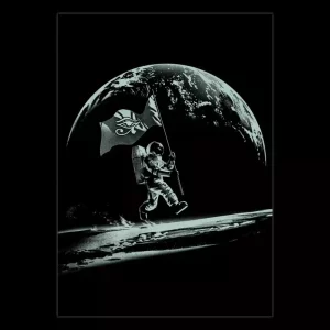 Poster Glow in the Dark Umano: Astronauta