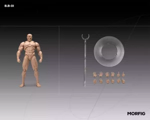 Action Figure Inart 1/12 Corpo Umano Bianco 17 cm