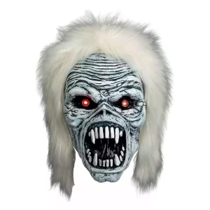 Maschera in Vinile Iron Maiden - Bass Beast con Occhi LED