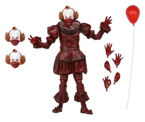 It: Benvenuti a Derry - Action Figure Pennywise Insanguinato 18 cm