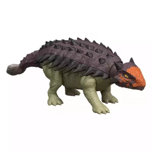 Jurassic World Rebirth Action Figure Ankylosaurus con Suono - 7 cm