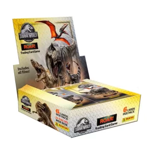 Jurassic World Carte da Gioco Roar – Display da 24 Flow Pack