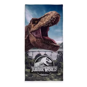 Asciugamano Jurassic World in Velluto 75 x 150 cm