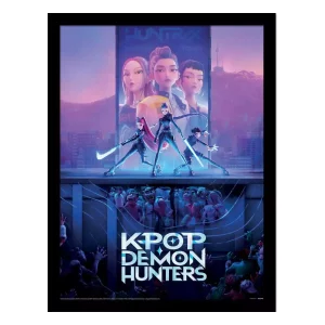 Poster Incorniciato KPop Demon Hunters: Arte Chiave del Film