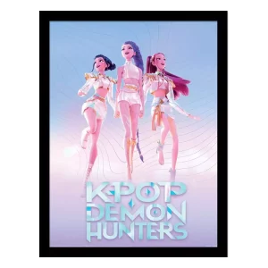 Poster Incorniciato KPop Cacciatori di Demoni - Trittico