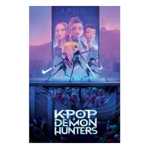 Poster Pack KPop Demon Hunters: 4 Stampe da Film 61 x 91 cm