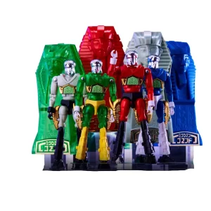 Action Figure Microman Command No. 2 - Set di 4