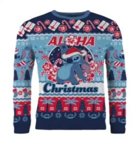 Felpa Lilo & Stitch Aloha Christmas - Taglia XL