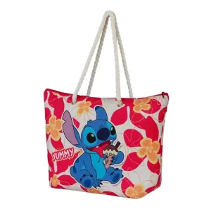 Borsa da Spiaggia Lilo & Stitch Soleil Blu Ghiaccio