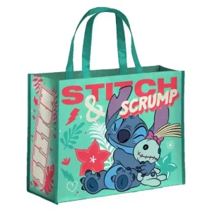 Borsa Tote Lilo & Stitch con Stitch e Scrump