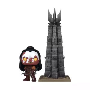 Funko POP! La Compagnia dell'Anello - Lurtz con Torre (9 cm)