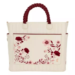 Borsa a Tracolla Loungefly Floreale Crema e Rossa