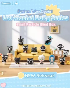 Mini Action Figure Luo Xiaohei - Q Face Series 1 (4 Pezzi)