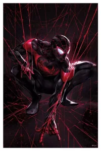 Stampa d'Arte Marvel Spider-Man Miles Morales 61 x 41 cm