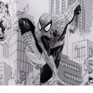 Marvel Collection Statua PVC 1/10 Spider-Man (Spider-Man #6) Line Art Gold Label 10 cm