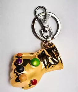 Portachiavi in Metallo Marvel Comics Guanto dell'Infinito