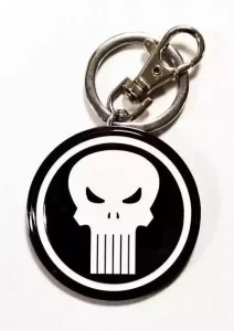 Portachiavi Metallo Logo Punisher Marvel Comics