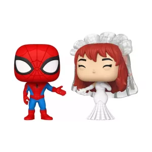Marvel POP! Vinyl Figures 2-Pack: Spider-Man & Mary Jane (9 cm)