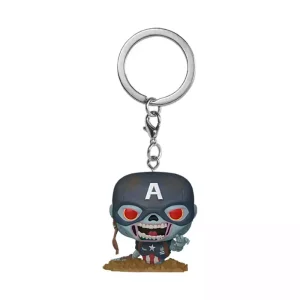 Marvel Zombies POP! Vinyl Keychains 4 cm Capitano America - Display (12)