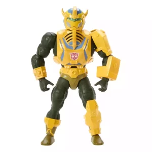 Action Figure Masters of the Universe x Transformers: Man-At-Arms con Armatura Bumblebee – Esclusiva Europea (14 cm)