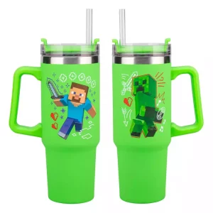 Tazza da Viaggio Minecraft Verde