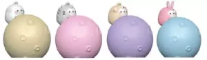 Display 12 Mini Figure Molang Little Moon Light con Hello Kitty e Amici - 8 cm