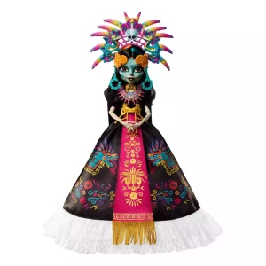 Monster High Skullector - Bambola Skelita Calaveras - Edizione Día de Muertos - 32 cm