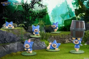 Trading Figure 6-Pack Felyne Cat di Monster Hunter Rise