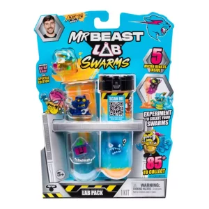 Mr. Beast Lab Swarms Series 2 Mini Figure 5 Pezzi - Atomic Series 2,5 cm