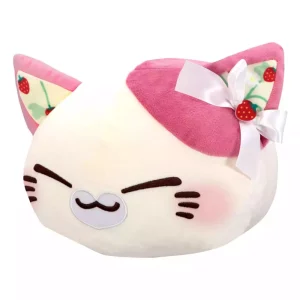 Peluche Gatto Nemuneko Sweet Big - Fucsia da 35 cm