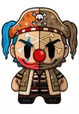 One Piece DZNR Plush Figure Buggy, Edizione Morto o Vivo, 18 cm