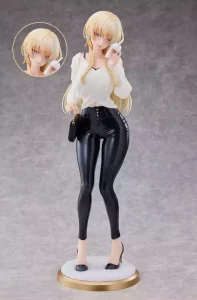 Statua Original Character 1/4 Aoi Koigakubo Illustrazione Fujiko Leather Pants Deluxe Edition, 42 cm