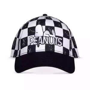 Cappello da baseball Peanuts Logo a Scacchi