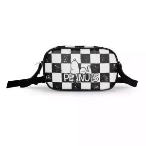 Borsa a tracolla Peanuts Checkerboard Logo