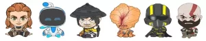 PlayStation Bobble Hero Bobble-Head 6 cm - Display con 12 Blind Box