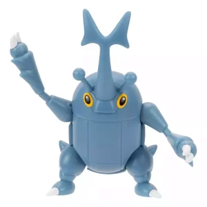 Pokémon Heracross Action Figure con Funzionalità, 7 cm