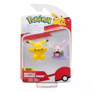 Pokémon Battle Figure Pack: Mini Figure 2-Pack Pikachu & Goomy 5 cm