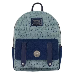 Zaino Mini Loungefly Pokémon Faux Denim