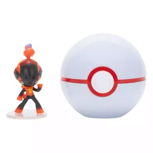 Pokémon Clip'n'Go Poké Ball con Figura Charcadet & Premier Ball