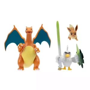 Pokémon Figure 3-Pack: Eevee, Sirfetch'd & Charizard