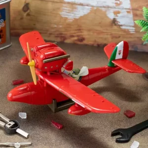 Aeroplano Porco Rosso con Suono Marco & Savoia - 21 cm