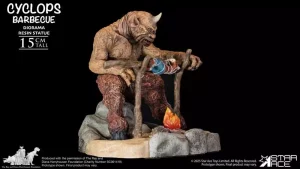 Diorama 1/8 Ciclope Barbecue di Ray Harryhausen - 17 cm