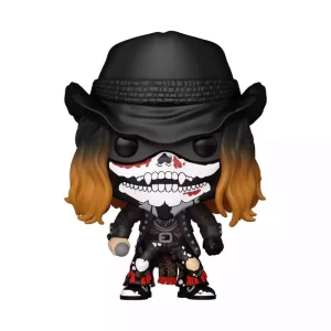 Rob Zombie POP! Rocks: Statuetta Vinyl Rob Zombie con Bandana, 9 cm