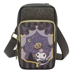 Borsa a tracolla Sanrio x Loungefly Kuromi 20° Anniversario con Portamonete