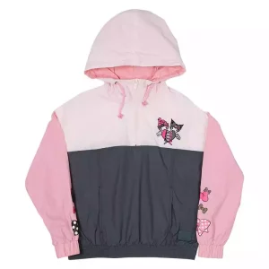 Giacca Windbreaker Sanrio Loungefly My Melody e Kuromi Taglia M