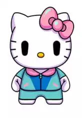Sanrio Hello Kitty Plush Figure City Pop Edition 18 cm
