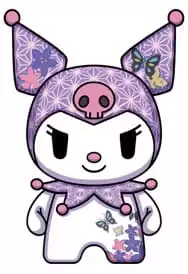 Peluche Sanrio Kuromi DZNR Asanoha Edition 18 cm