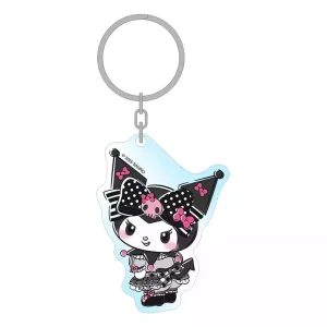 Portachiavi Kuromi Sanrio Pink & Black Party Series 7 cm