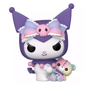 Sanrio POP! Kuromi con Orsetto, Action Figure Vinyl 9 cm